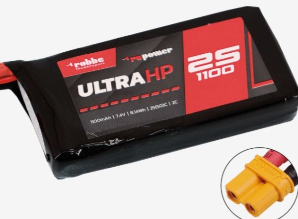 7329 Lipo 7,4/1100 RoPowerUltra XT30/XH